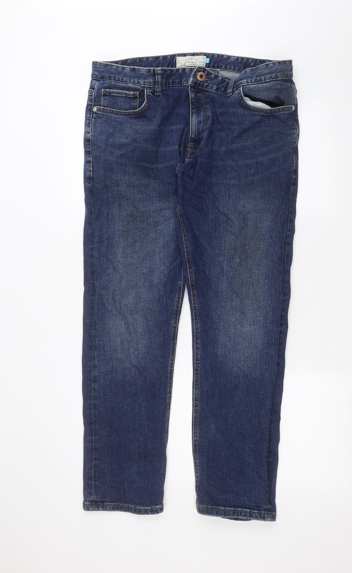 NEXT Mens Blue   Straight Jeans Size 36 in L30 in
