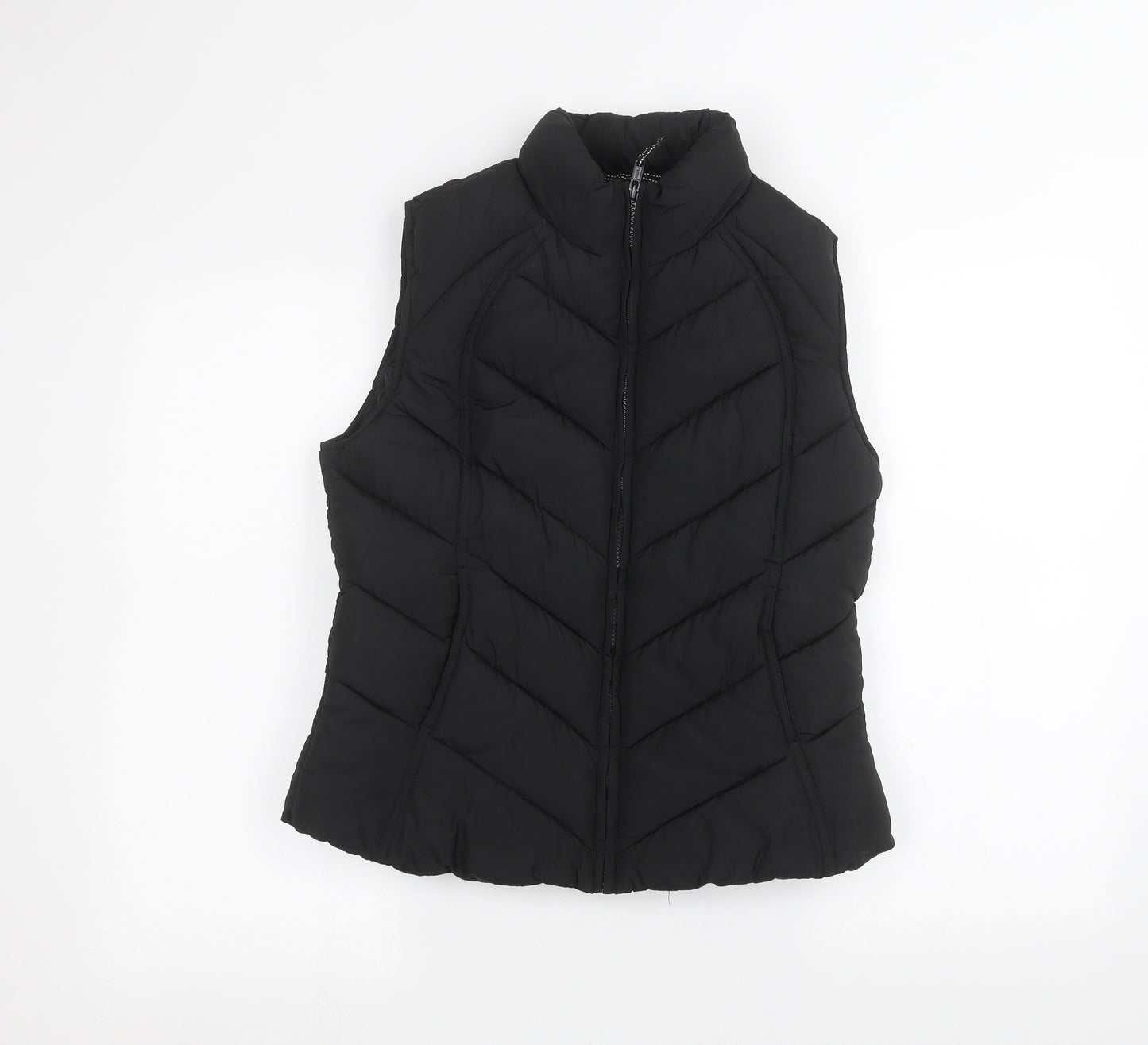 George Womens Black   Gilet Coat Size 10