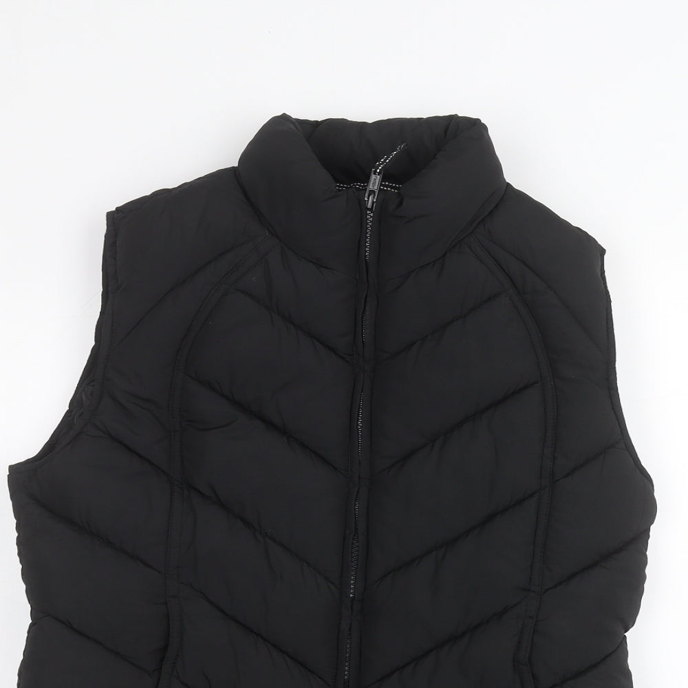 George Womens Black   Gilet Coat Size 10