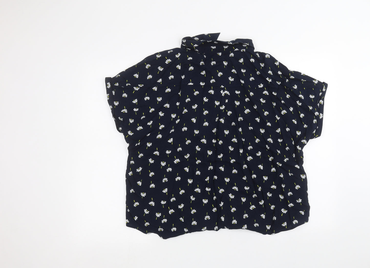 Hush Womens Blue   Basic Button-Up Size 16