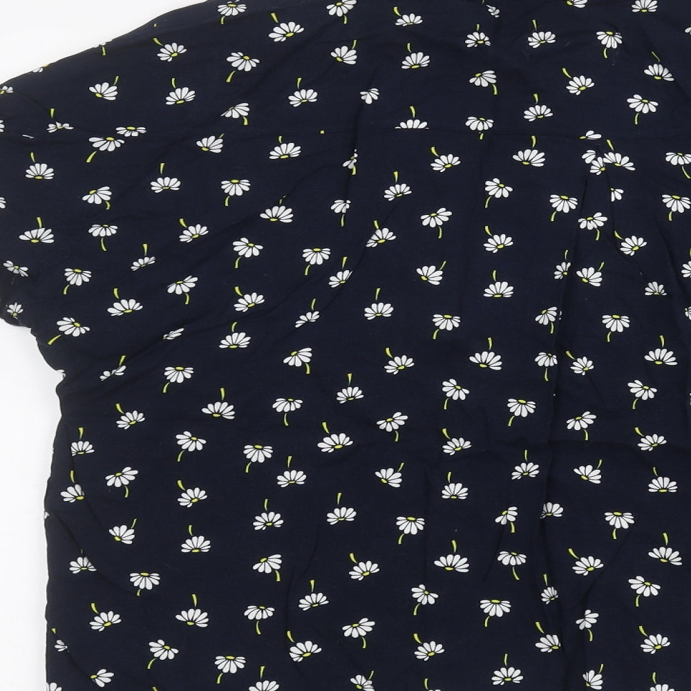 Hush Womens Blue   Basic Button-Up Size 16
