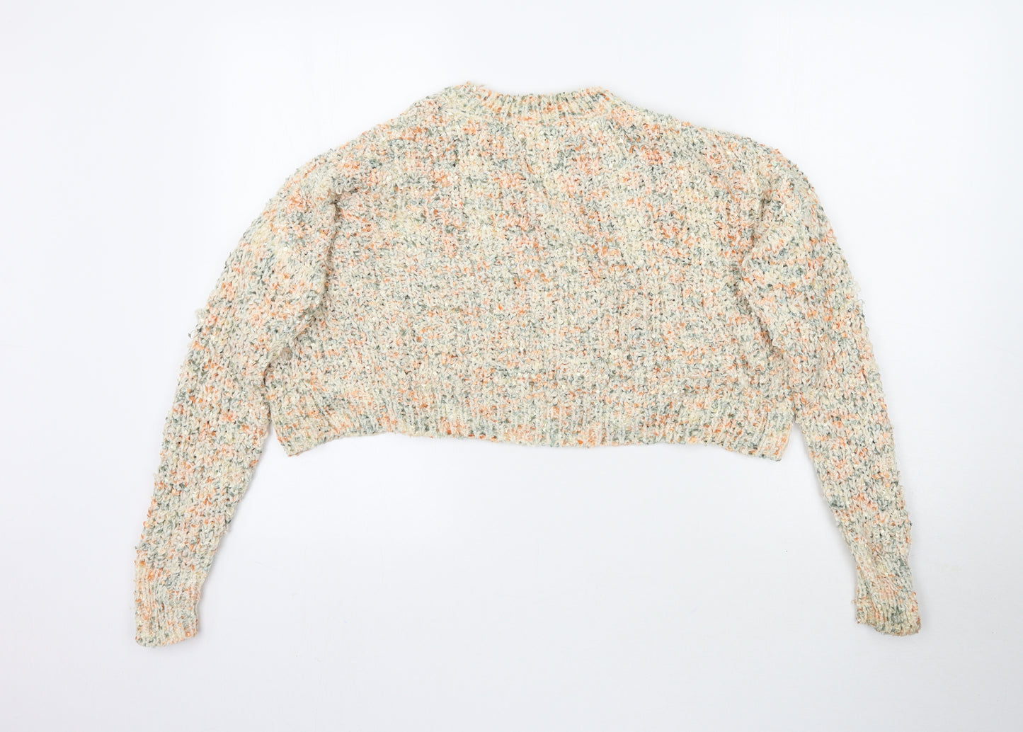 New Look Womens Multicoloured  Knit Pullover Jumper Size M  - Cropped