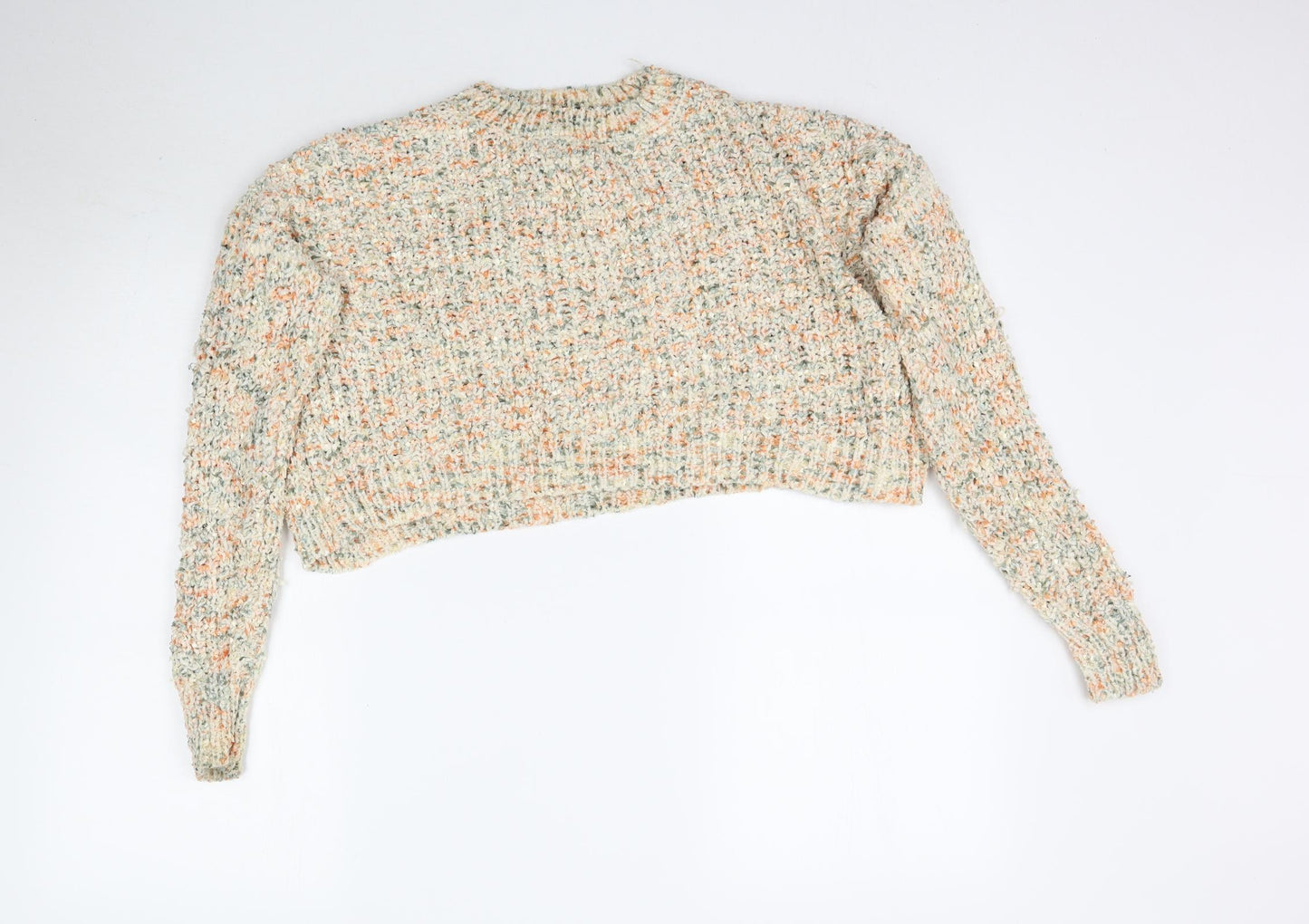 New Look Womens Multicoloured  Knit Pullover Jumper Size M  - Cropped