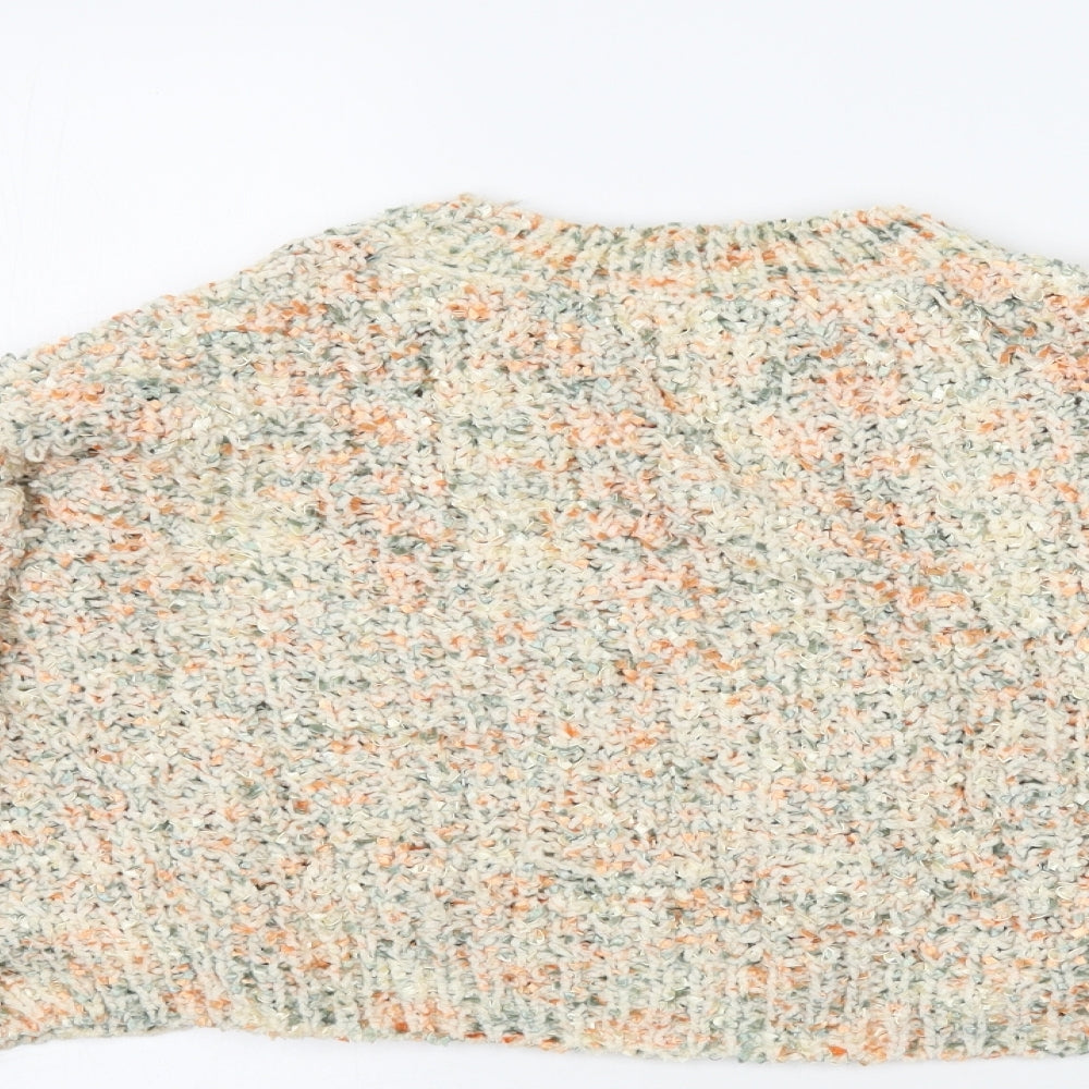 New Look Womens Multicoloured  Knit Pullover Jumper Size M  - Cropped