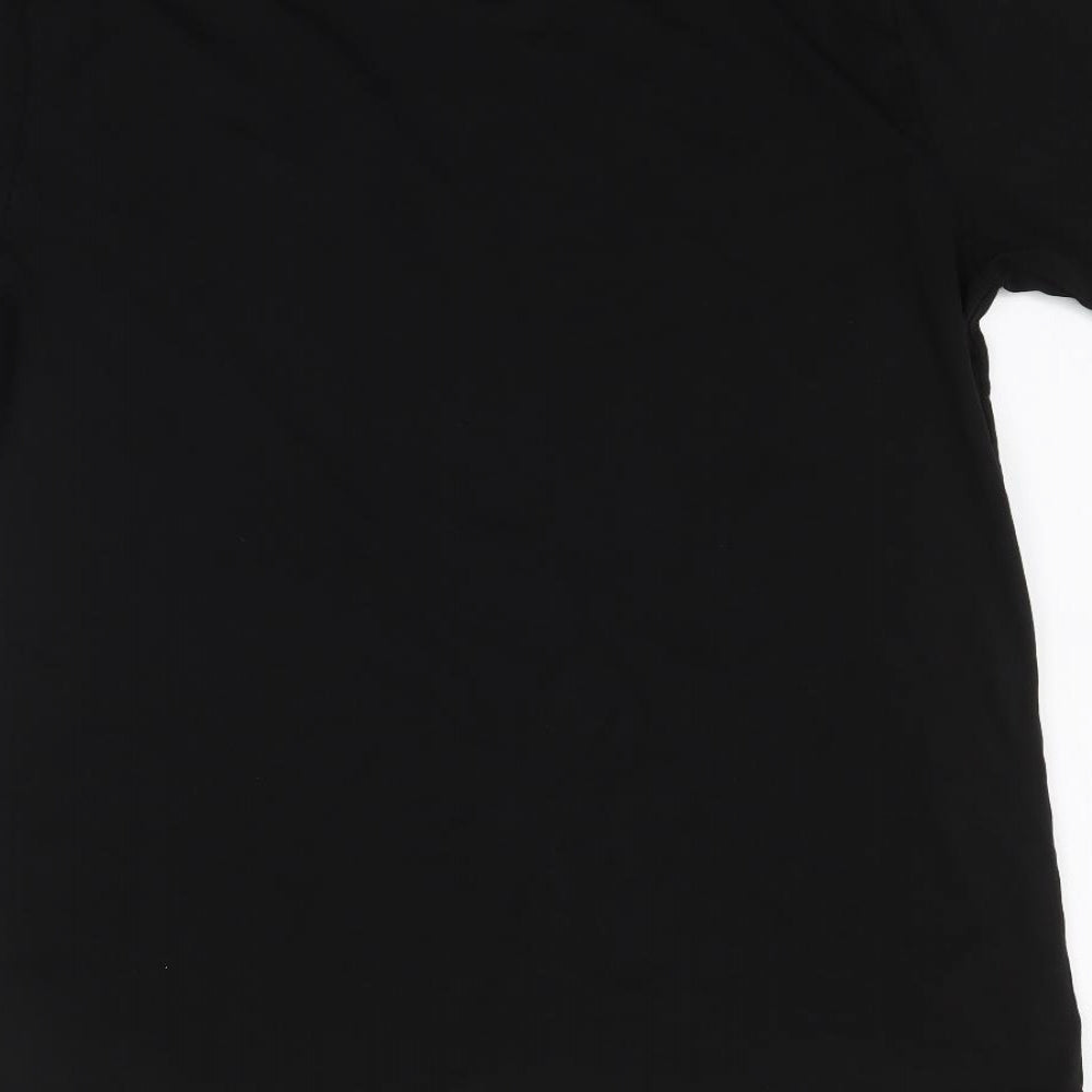 Avenzi Mens Black    T-Shirt Size L