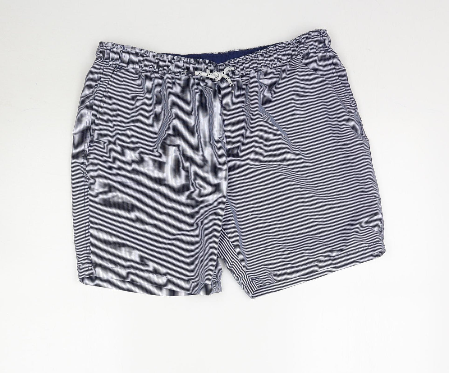 River Island Mens Blue   Sweat Shorts Size L