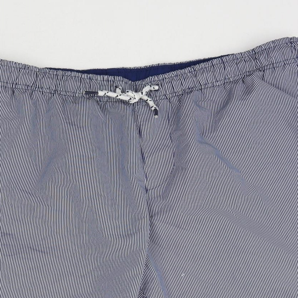River Island Mens Blue   Sweat Shorts Size L