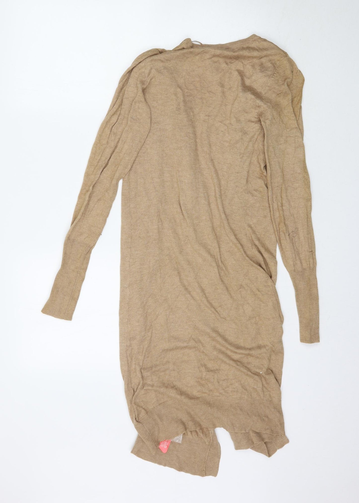South Womens Beige  Knit Cardigan Jumper Size 10