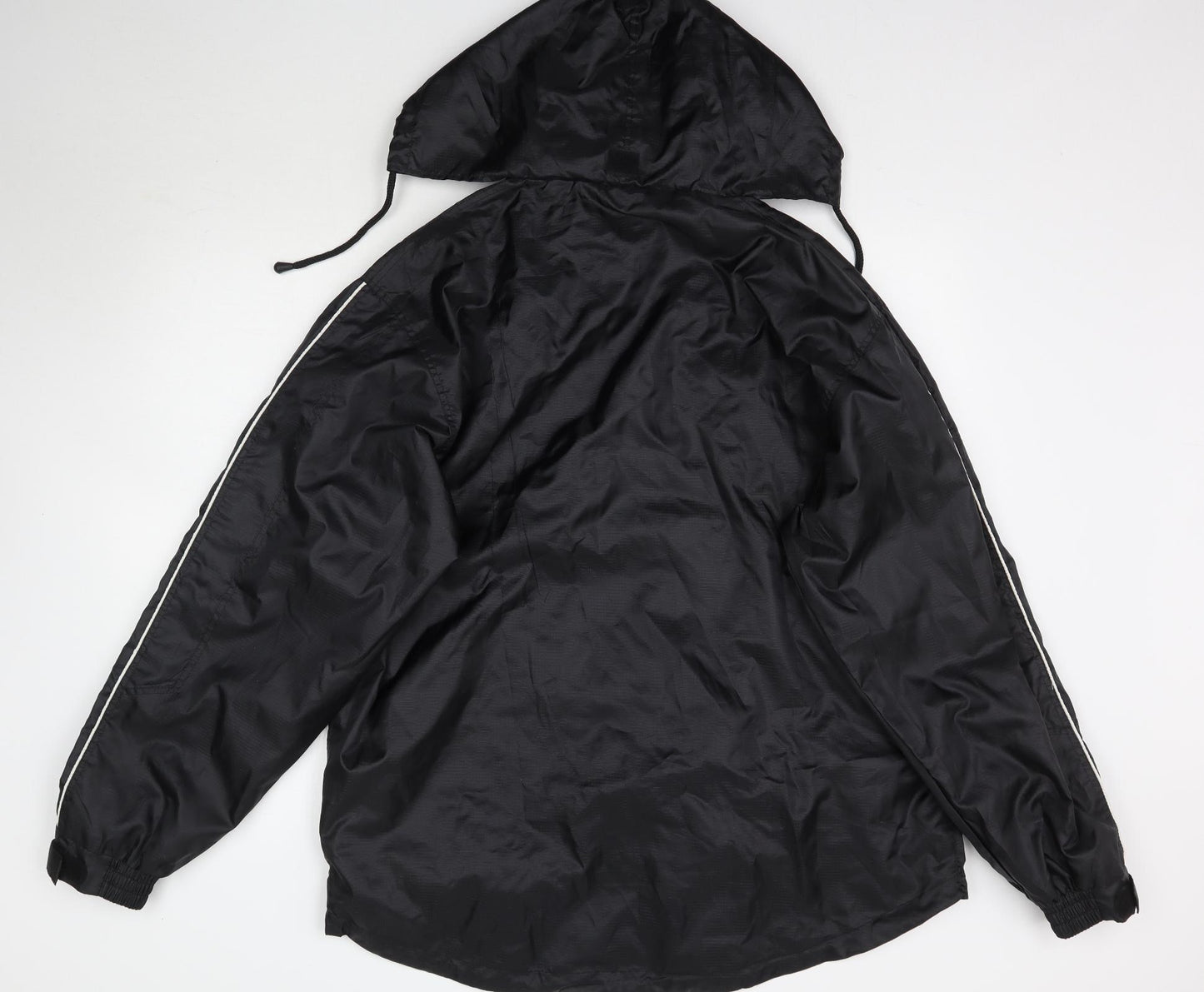 Preworn Mens Black   Rain Coat Coat Size L