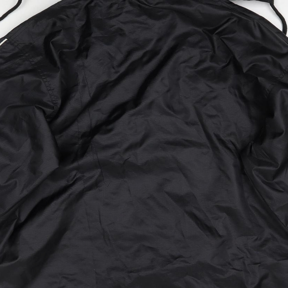 Preworn Mens Black   Rain Coat Coat Size L