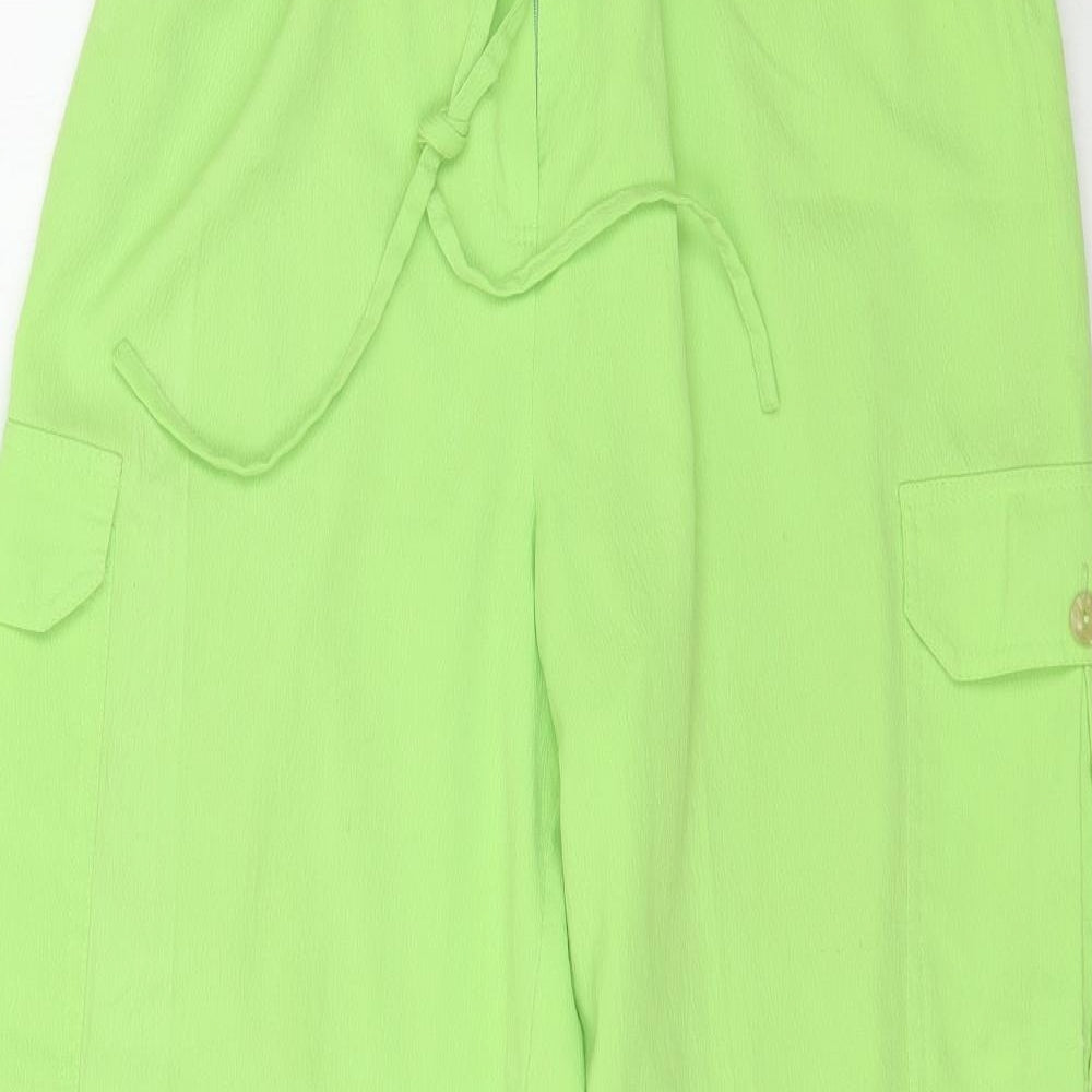 Katy Baker Womens Green   Trousers  Size 12 L28 in