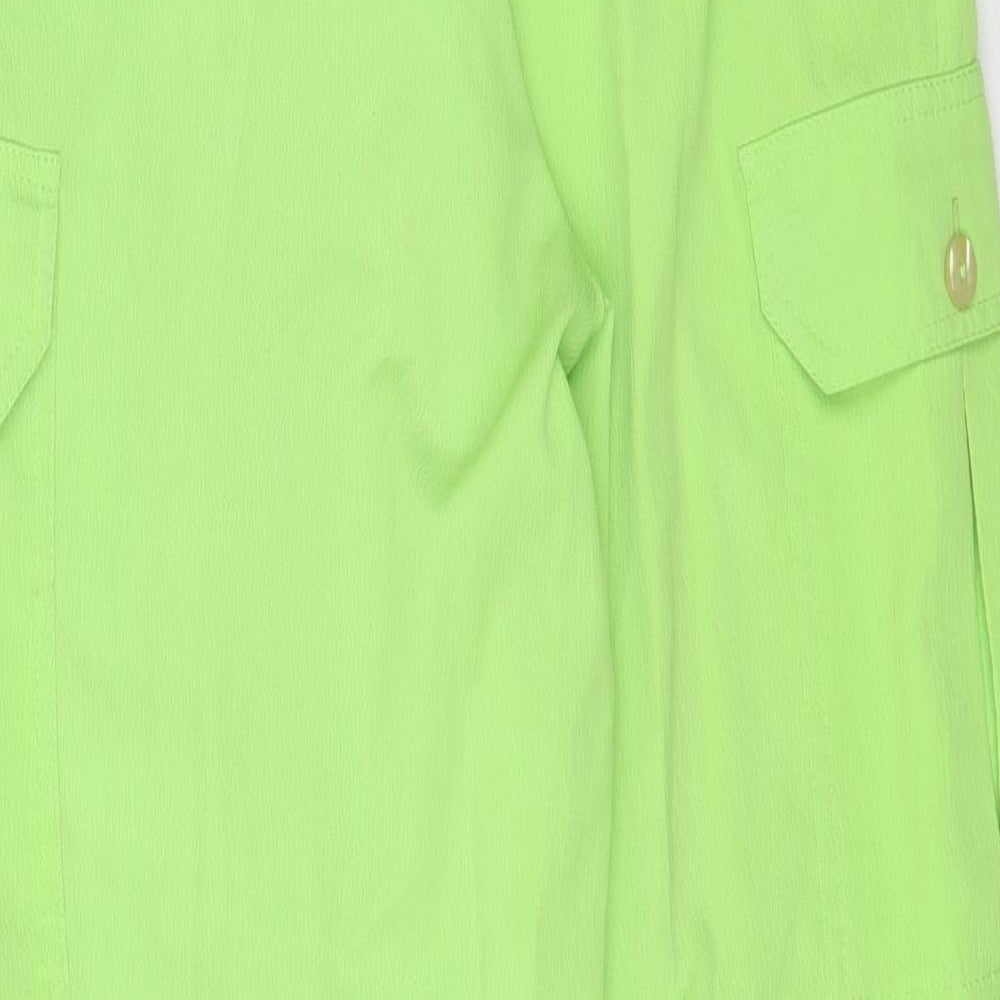 Katy Baker Womens Green   Trousers  Size 12 L28 in