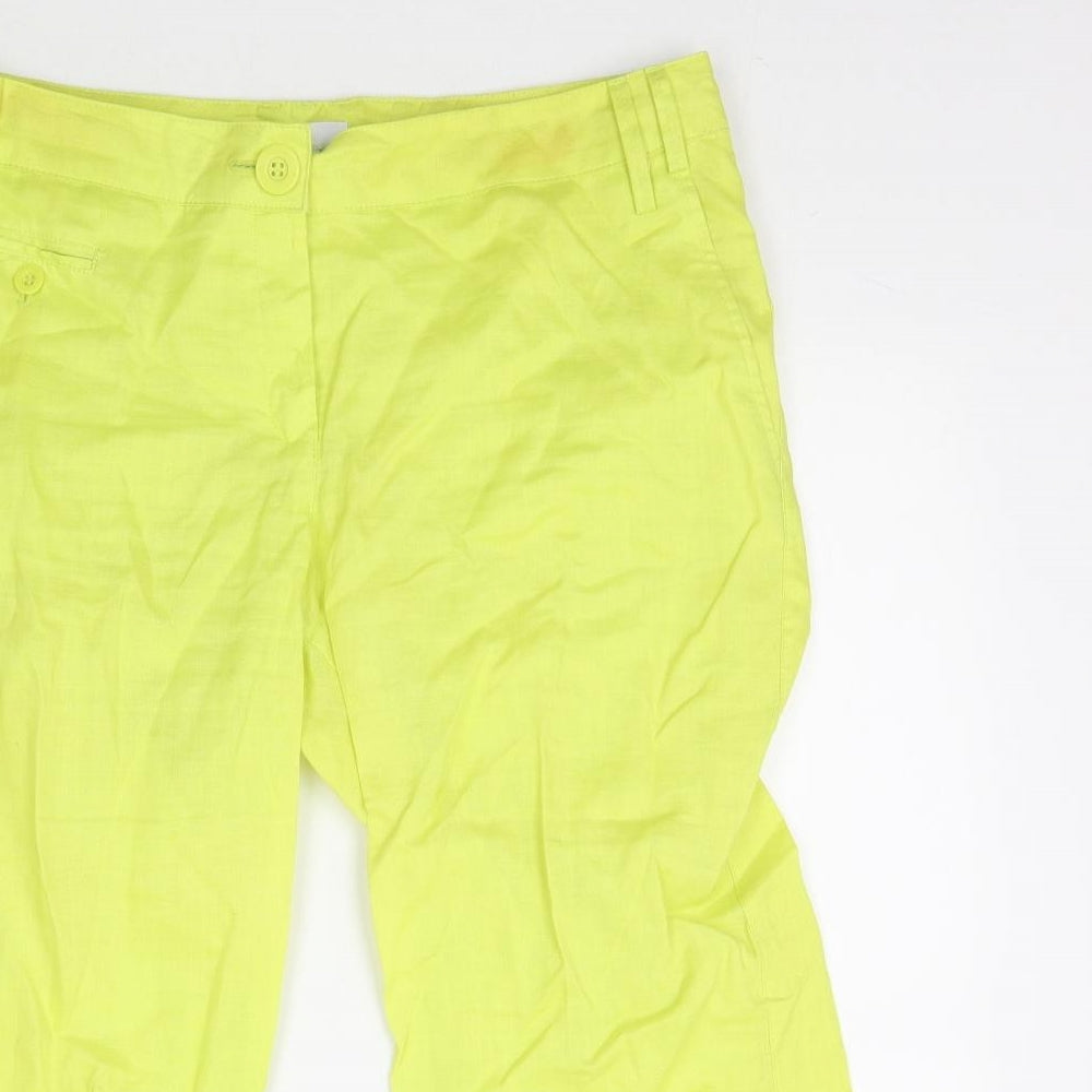 MNG Basics Womens Yellow   Trousers  Size 14 L21 in