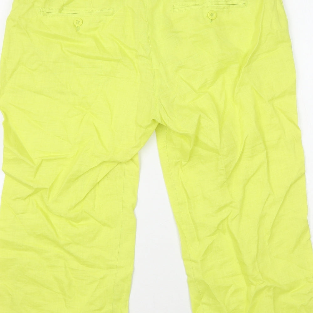 MNG Basics Womens Yellow   Trousers  Size 14 L21 in