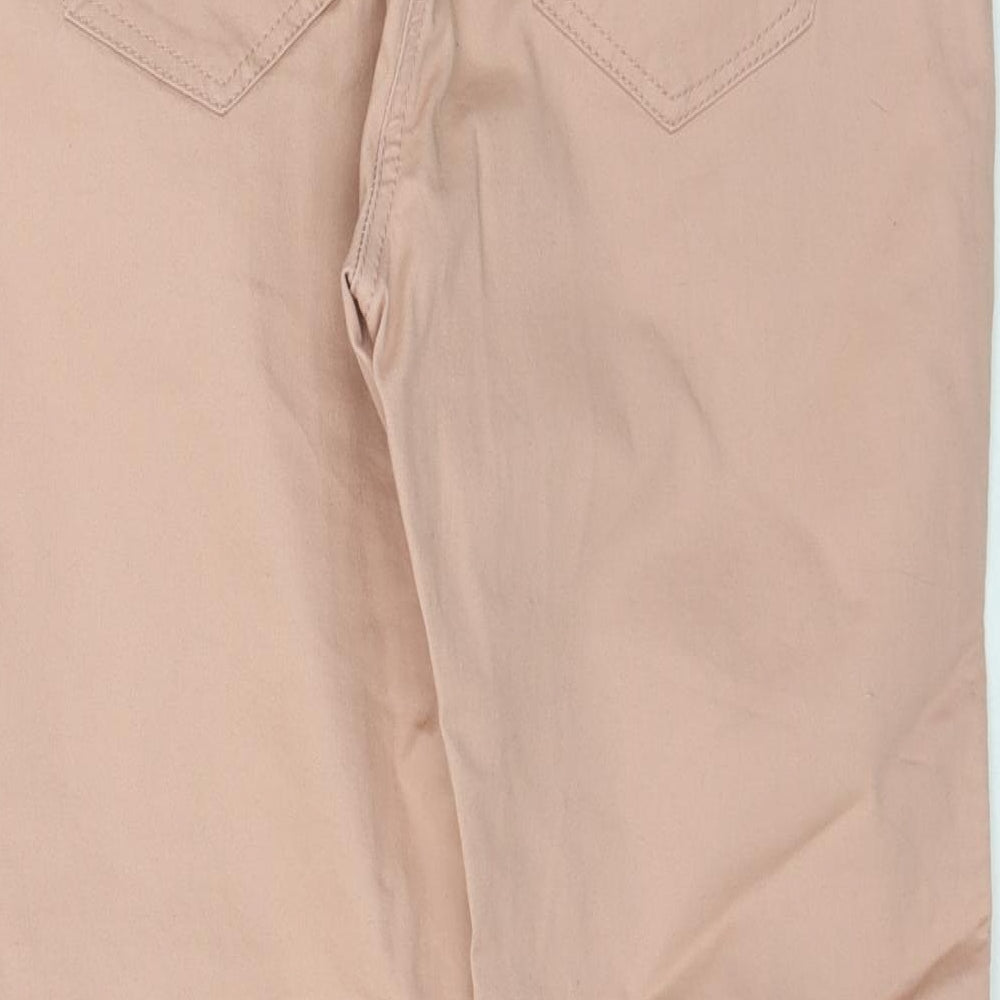 NEXT Womens Pink  Denim Skinny Jeans Size 14 L30 in