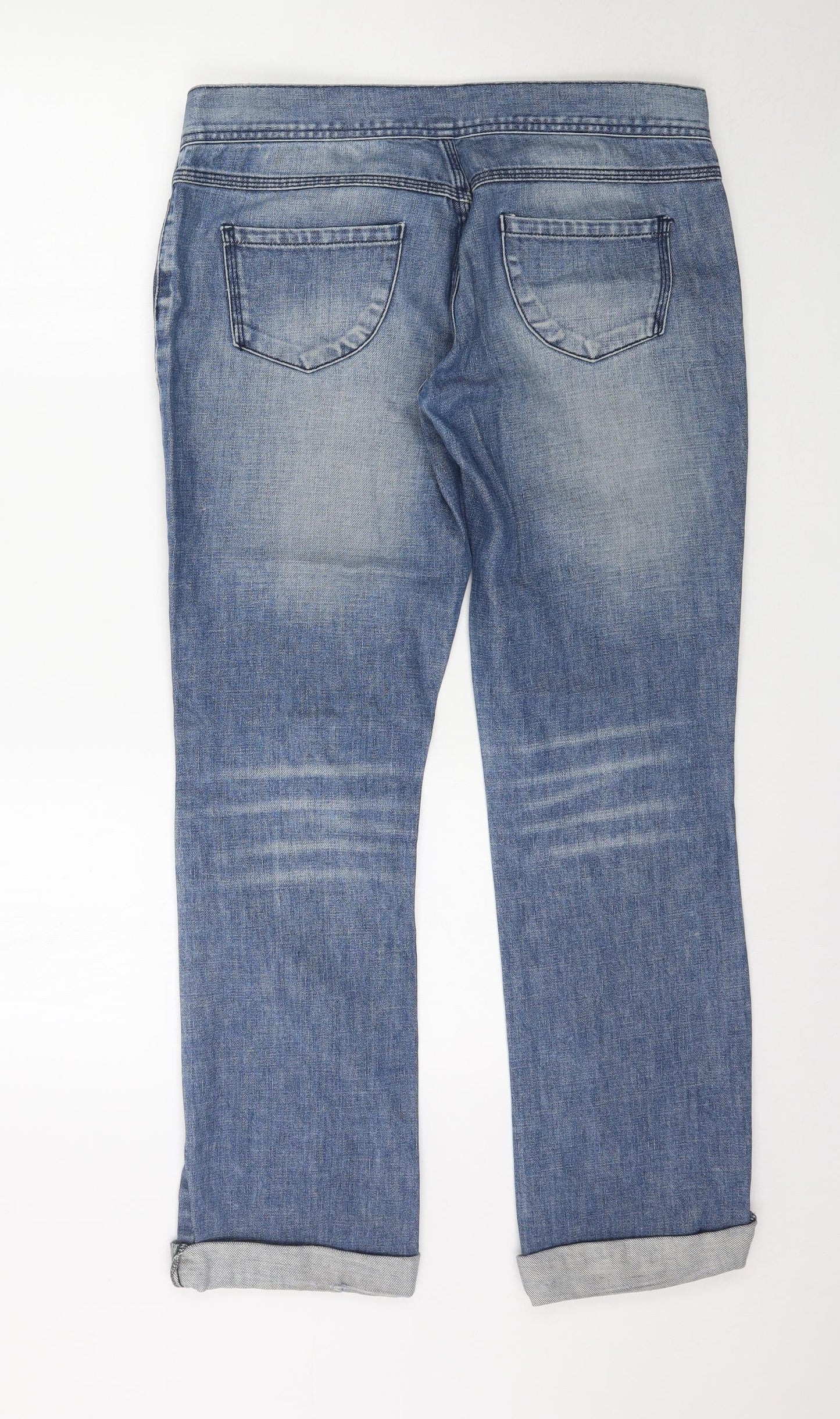 Chilli Pepper Womens Blue  Denim Straight Jeans Size 14 L33 in