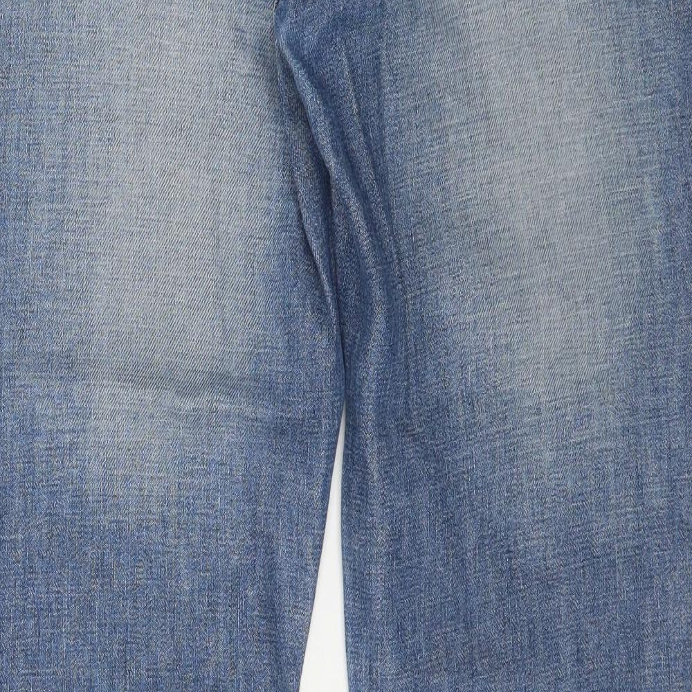 Chilli Pepper Womens Blue  Denim Straight Jeans Size 14 L33 in