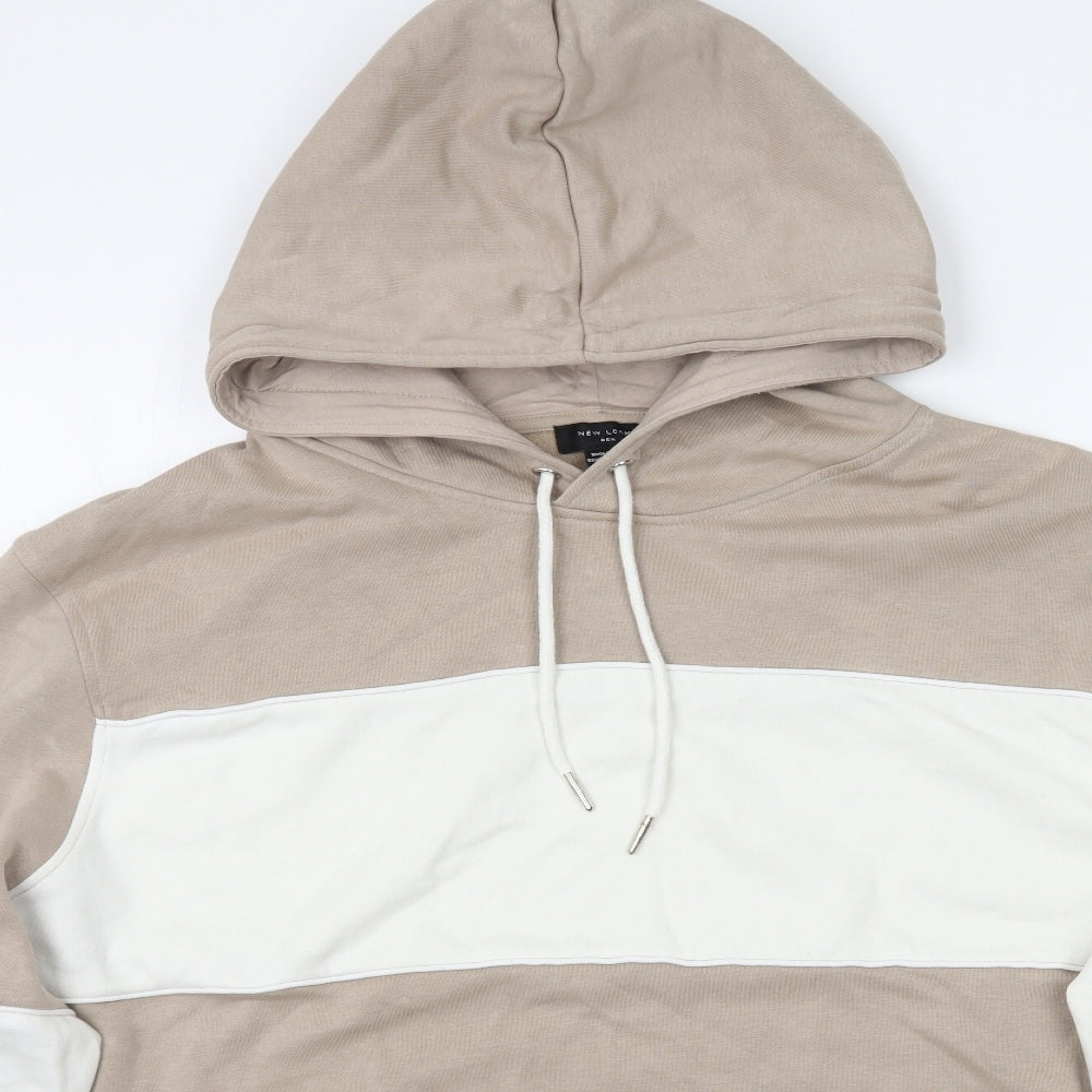 New Look Mens Beige   Pullover Hoodie Size 4XL