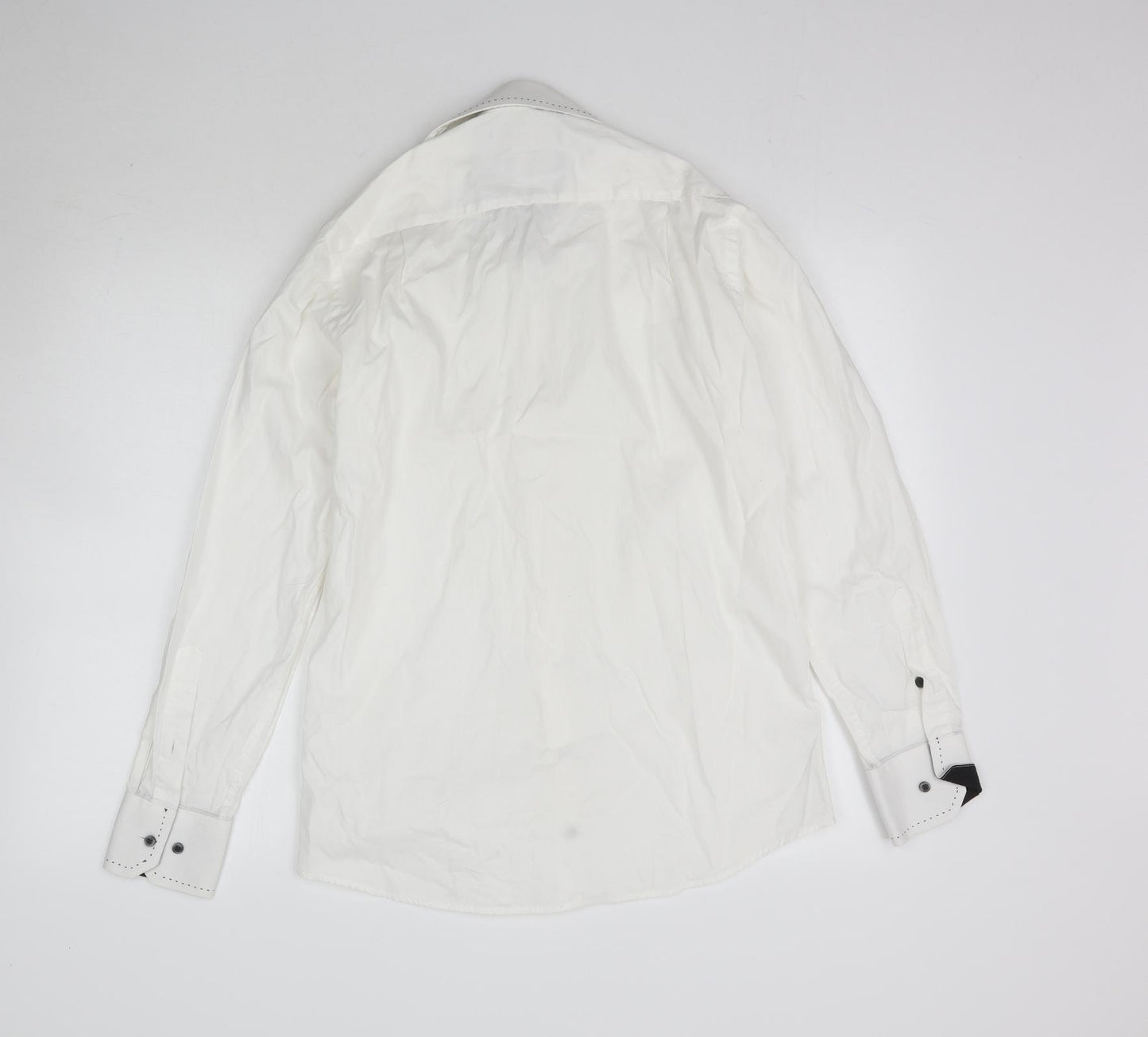 Bossini Mens White    Dress Shirt Size 40
