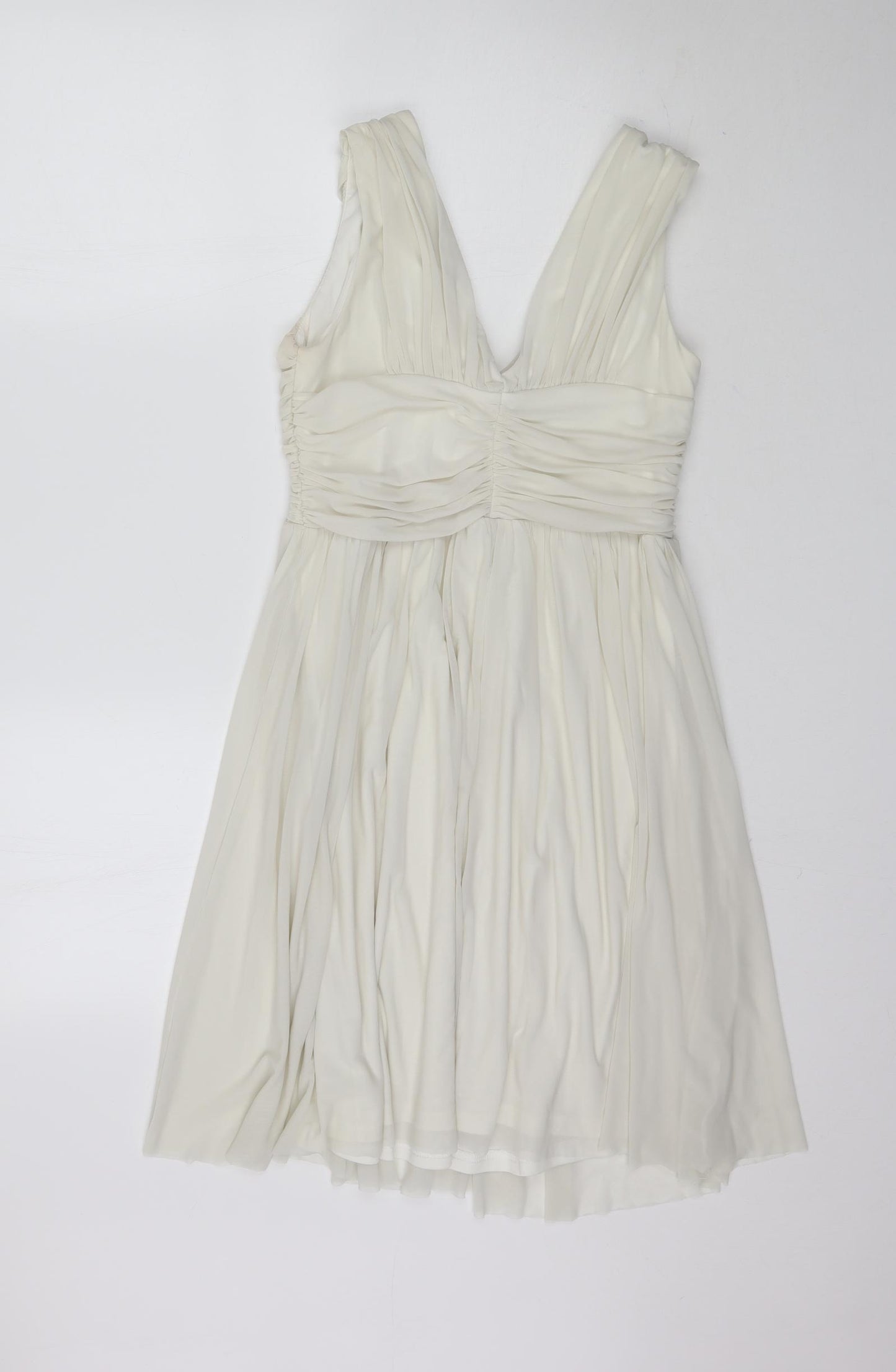 ASOS Womens Ivory   Fit & Flare  Size 8