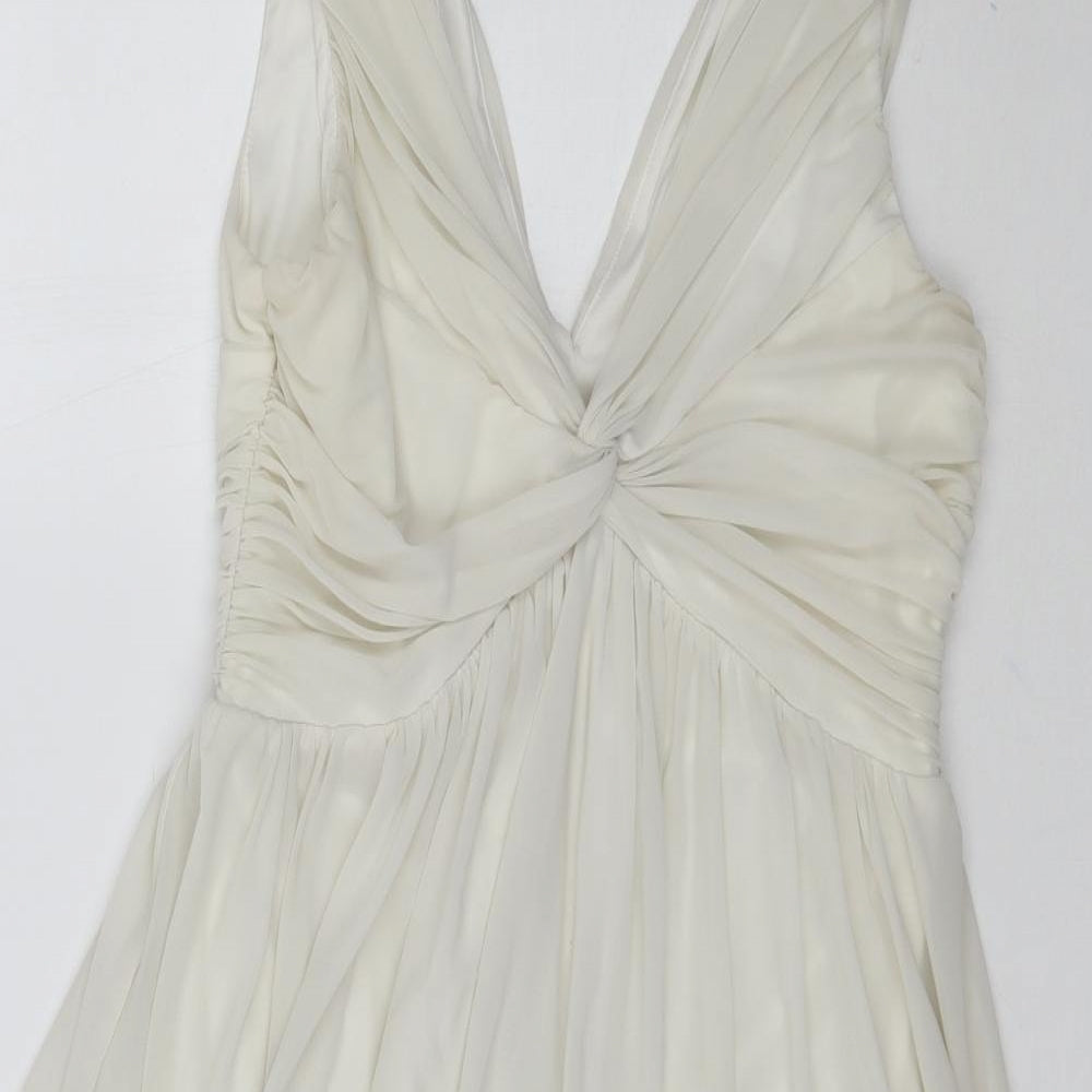 ASOS Womens Ivory   Fit & Flare  Size 8