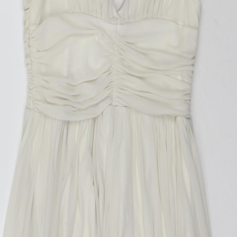 ASOS Womens Ivory   Fit & Flare  Size 8