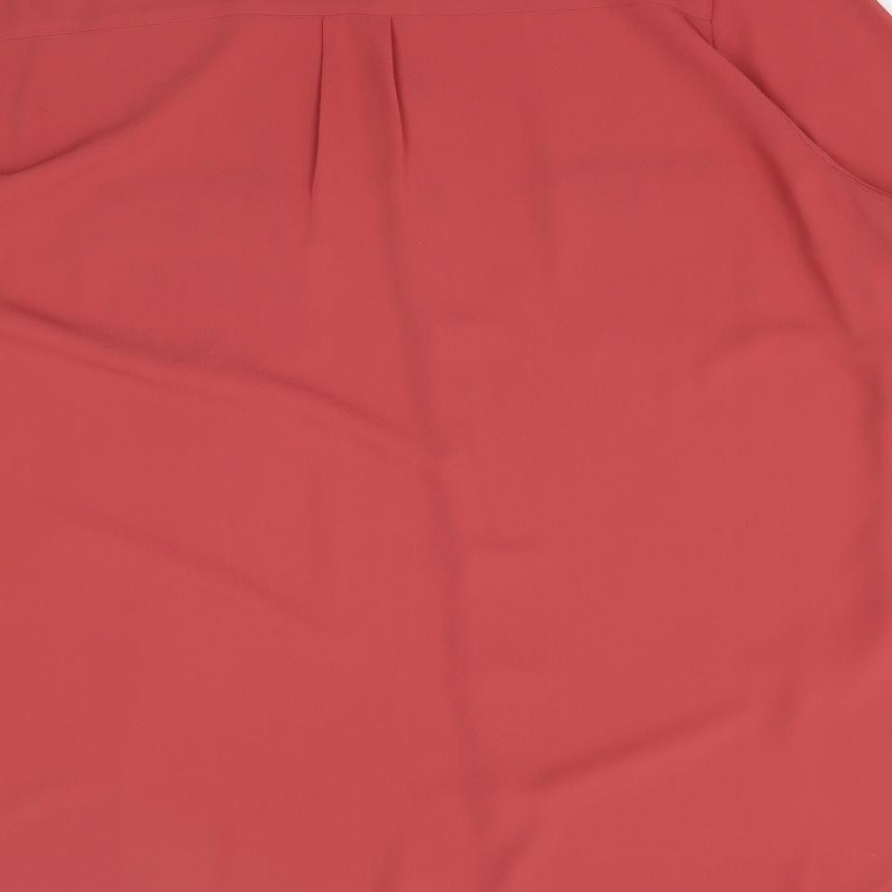 Primark Womens Pink   Basic Button-Up Size 20  - Terracotta Colour