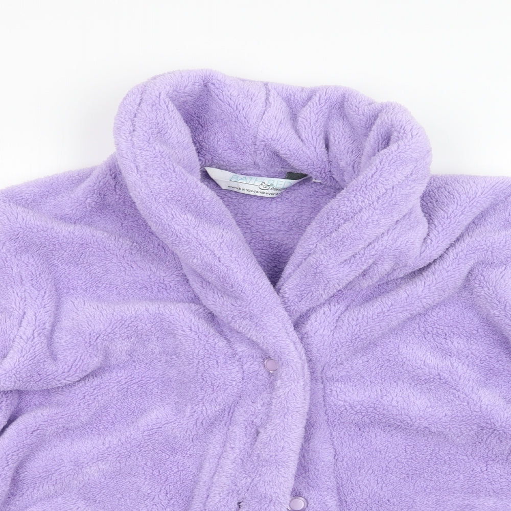 Bath Bed & Beyond Womens Purple Geometric  Top One Piece Size L