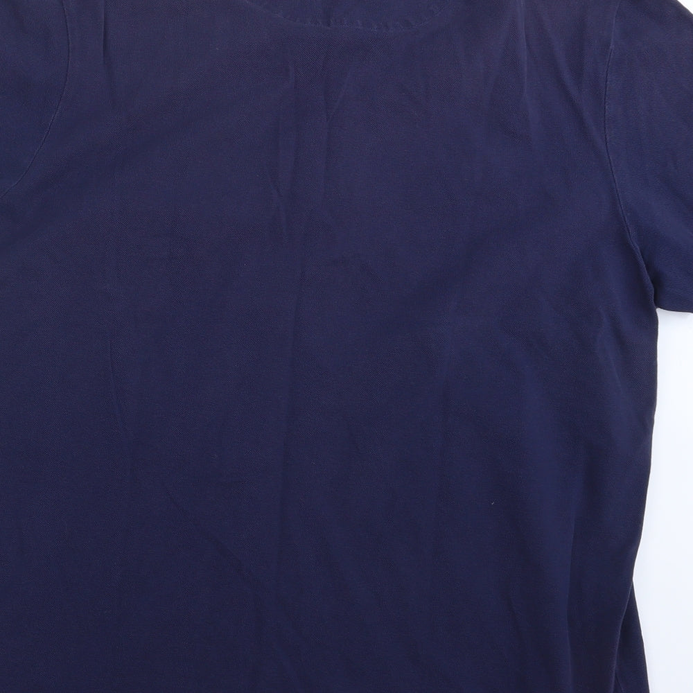 Lyle & Scott Mens Blue    Polo Size 2XL
