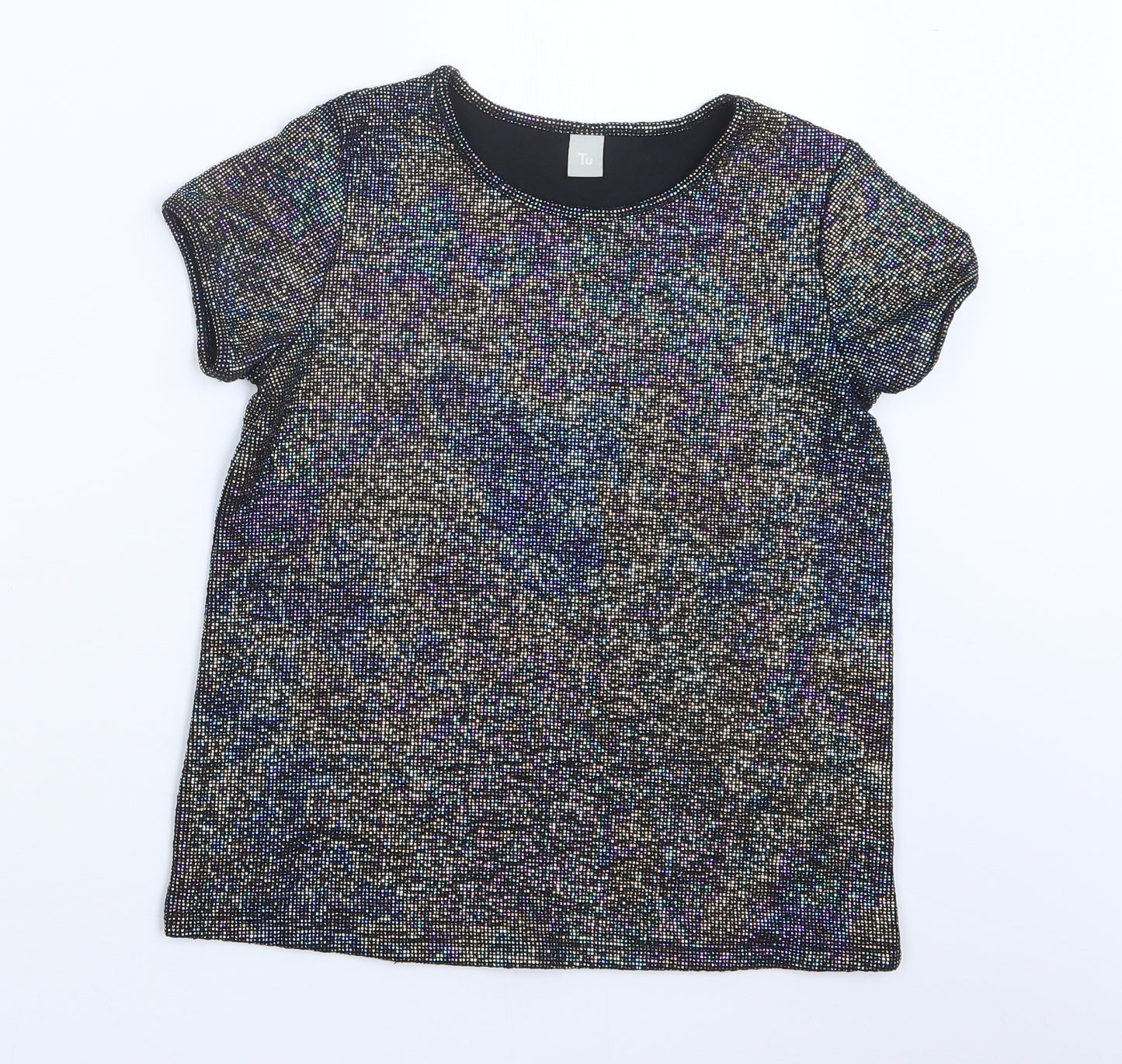 TU Girls Blue   Basic T-Shirt Size 11 Years