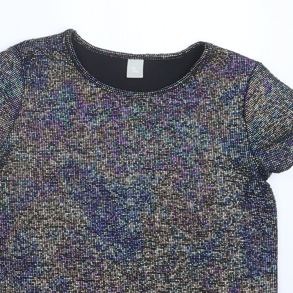 TU Girls Blue   Basic T-Shirt Size 11 Years