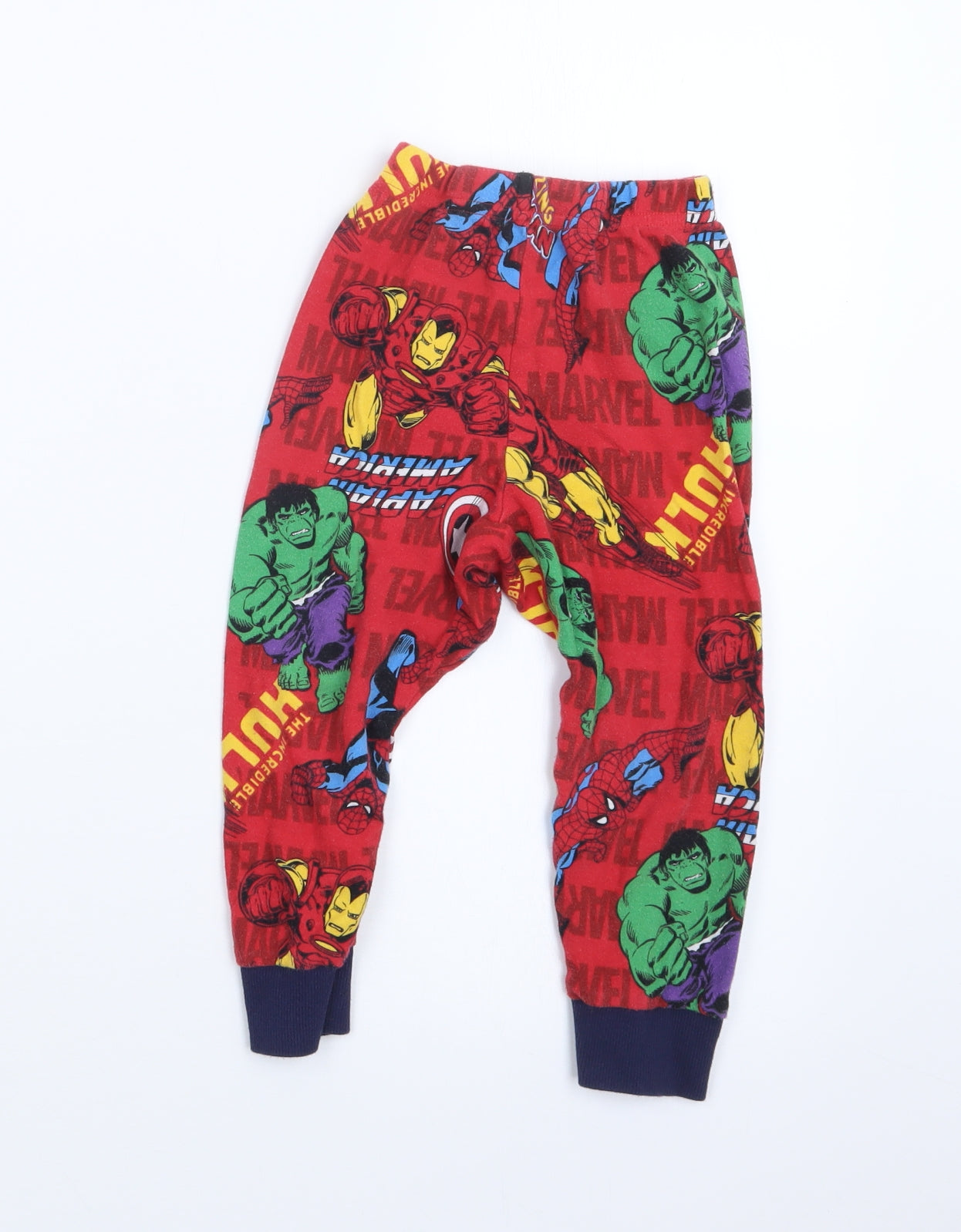 Matalan Boys Red Geometric   Pyjama Set Size 4 Years  - Marvel