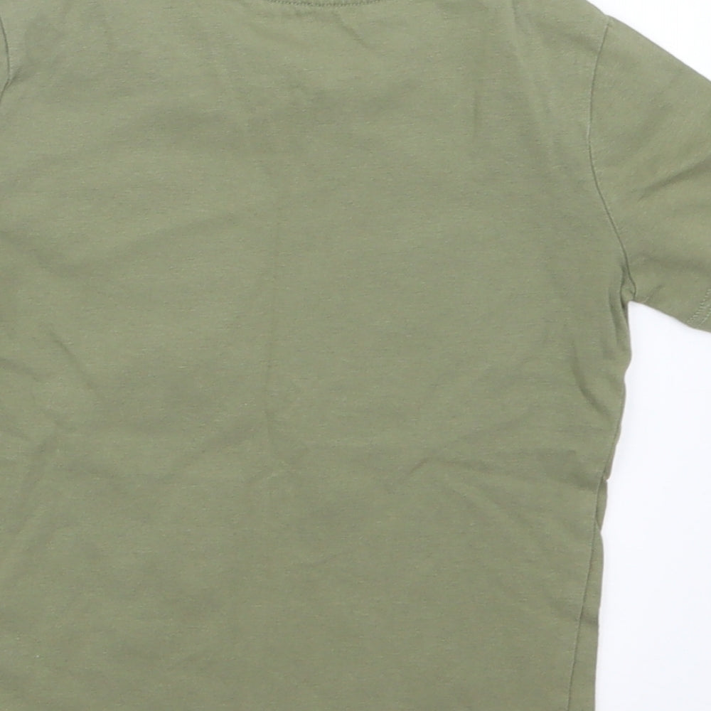 H&M Boys Green   Basic T-Shirt Size 3-4 Years