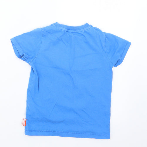 Marks and Spencer Boys Blue   Basic T-Shirt Size 3-4 Years  - The Hulk