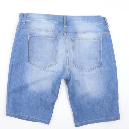 Denim Co. Mens Blue  Denim Cargo Shorts Size 37 in
