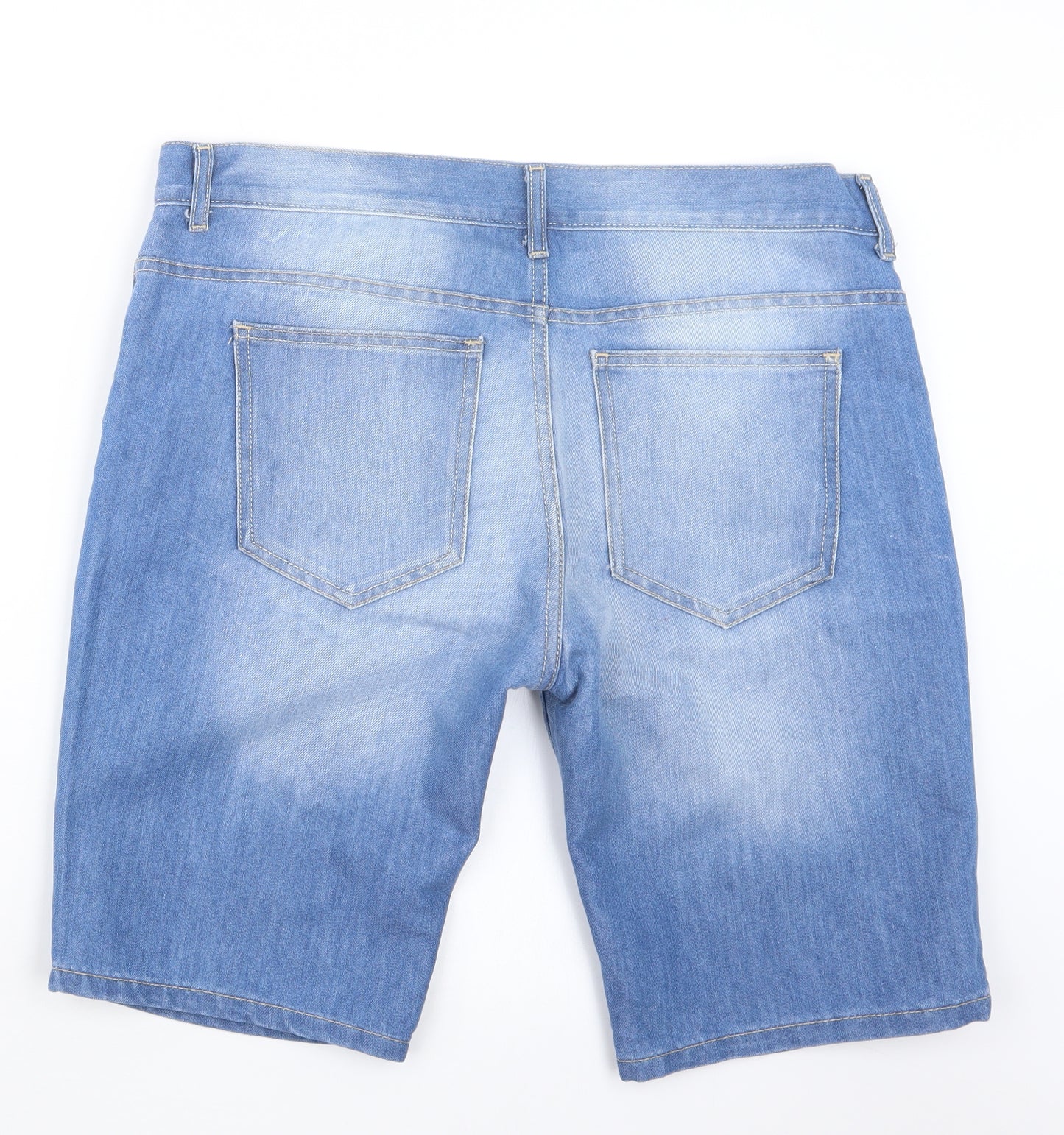 Denim Co. Mens Blue  Denim Cargo Shorts Size 37 in