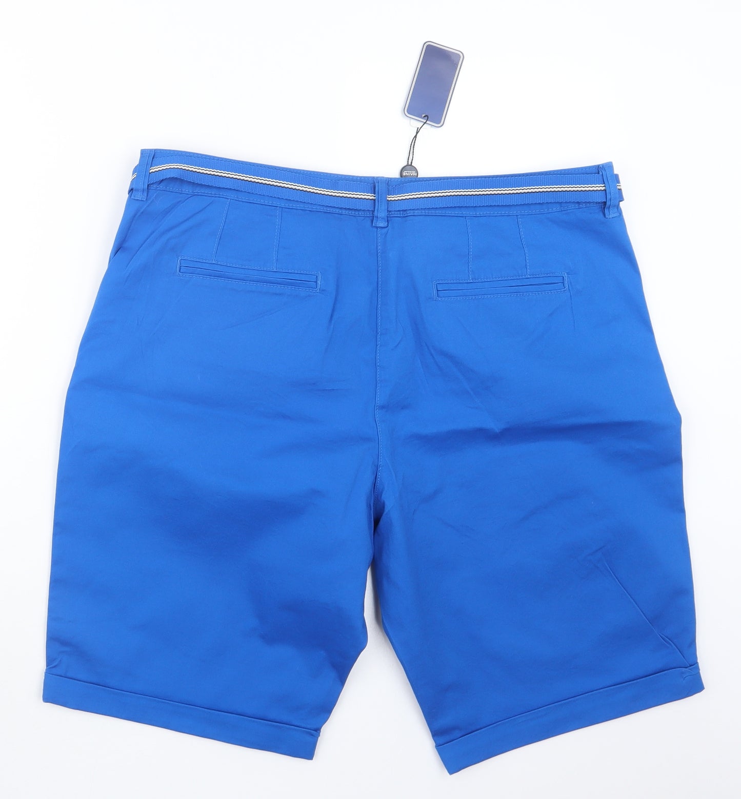 Maine Womens Blue   Cargo Shorts Size 16