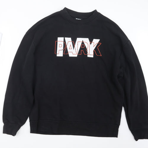 IVY PARK Mens Black   Pullover Jumper Size M