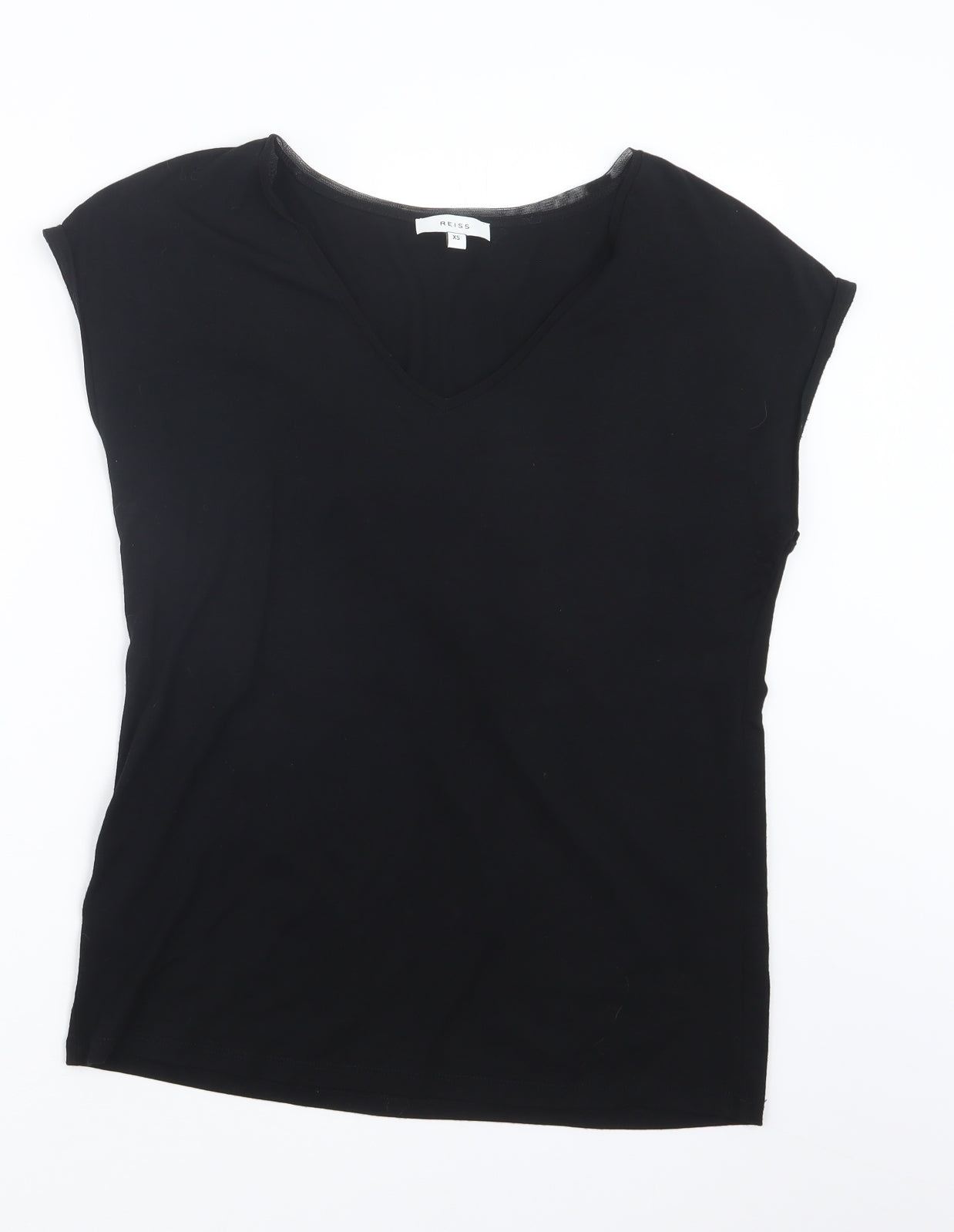 Reiss Womens Black   Basic T-Shirt Size XS
