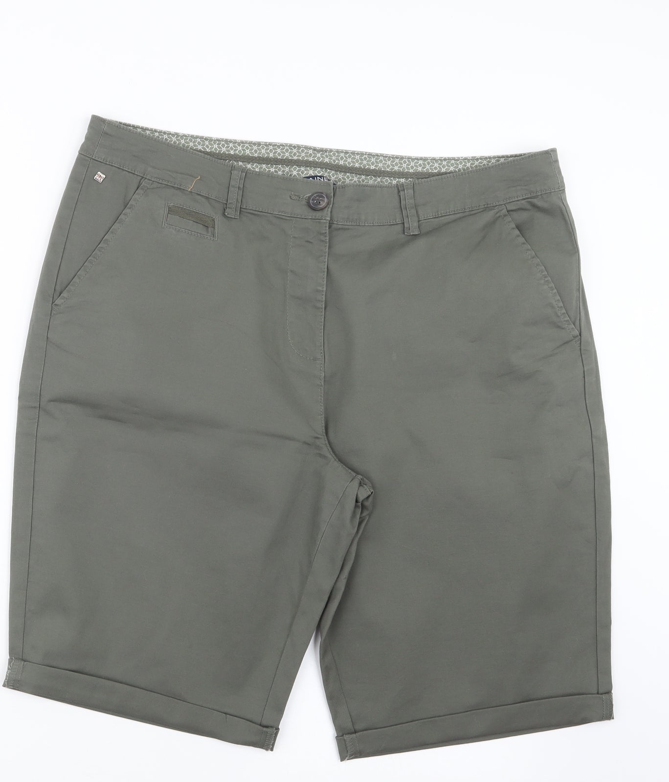 Maine Womens Green   Cargo Shorts Size 16