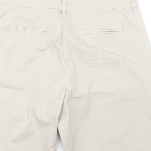 Maine Womens Beige   Cargo Shorts Size 16