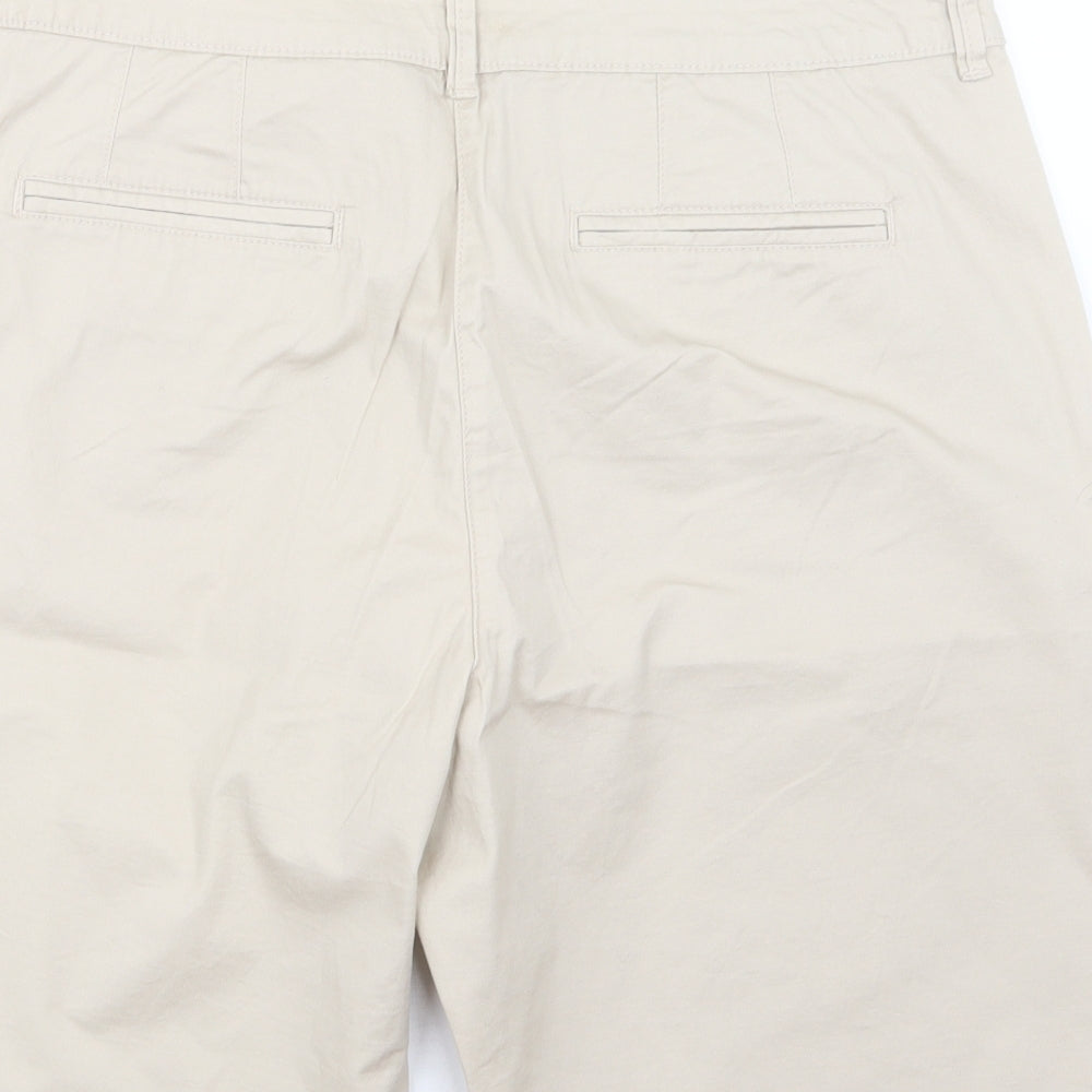 Maine Womens Beige   Cargo Shorts Size 16