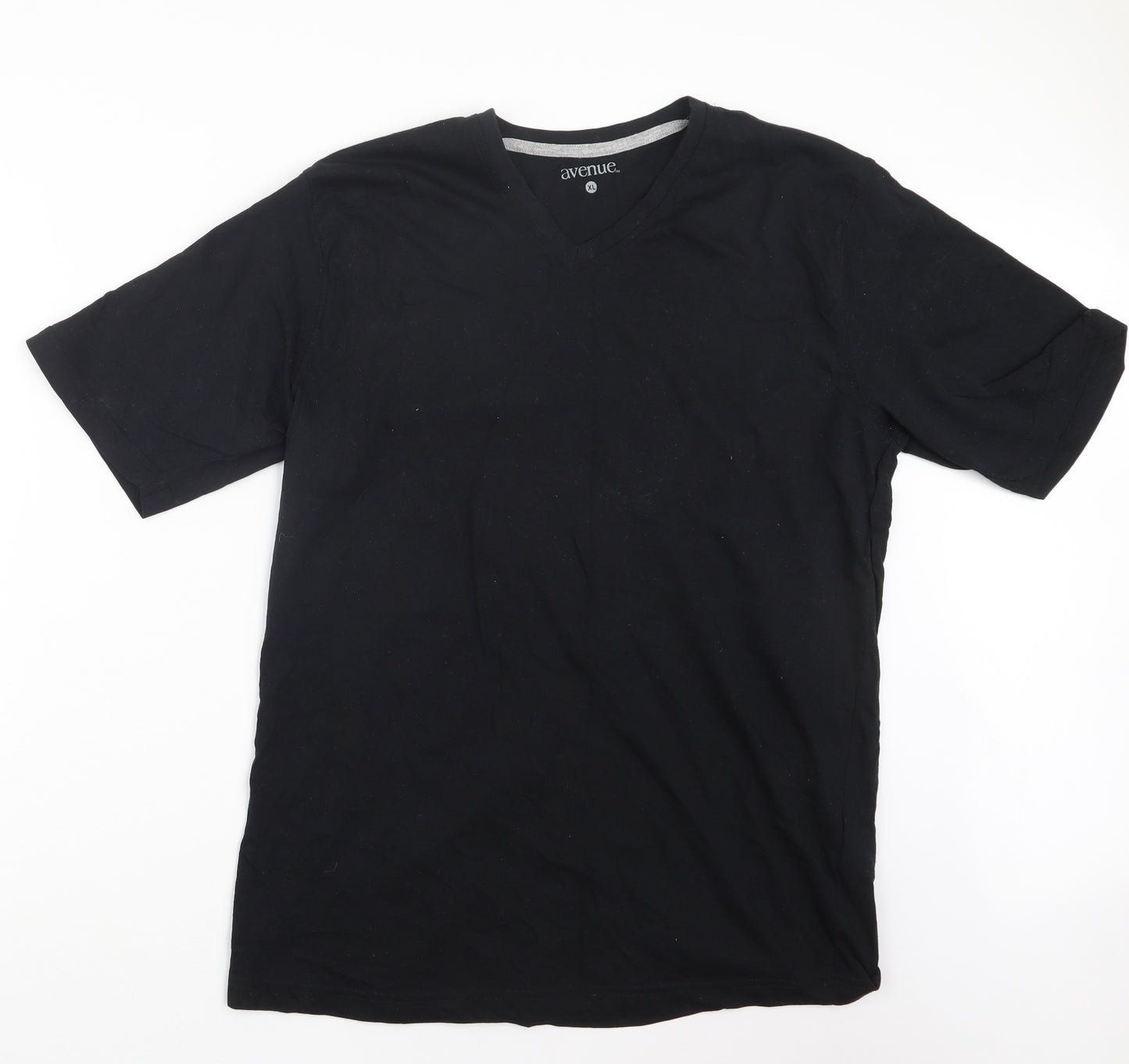 Avenue Mens Black    T-Shirt Size XL
