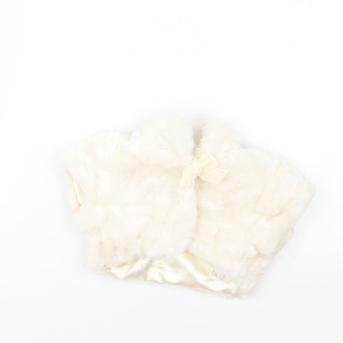 mamas & papas Girls Ivory   Jacket  Size 9-12 Months