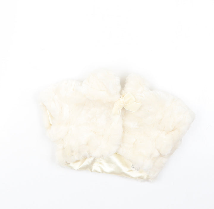 mamas & papas Girls Ivory   Jacket  Size 9-12 Months
