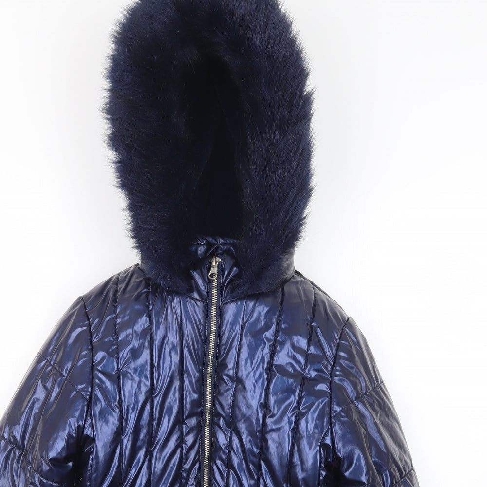 Very Girls Blue   Jacket Coat Size 9 Years