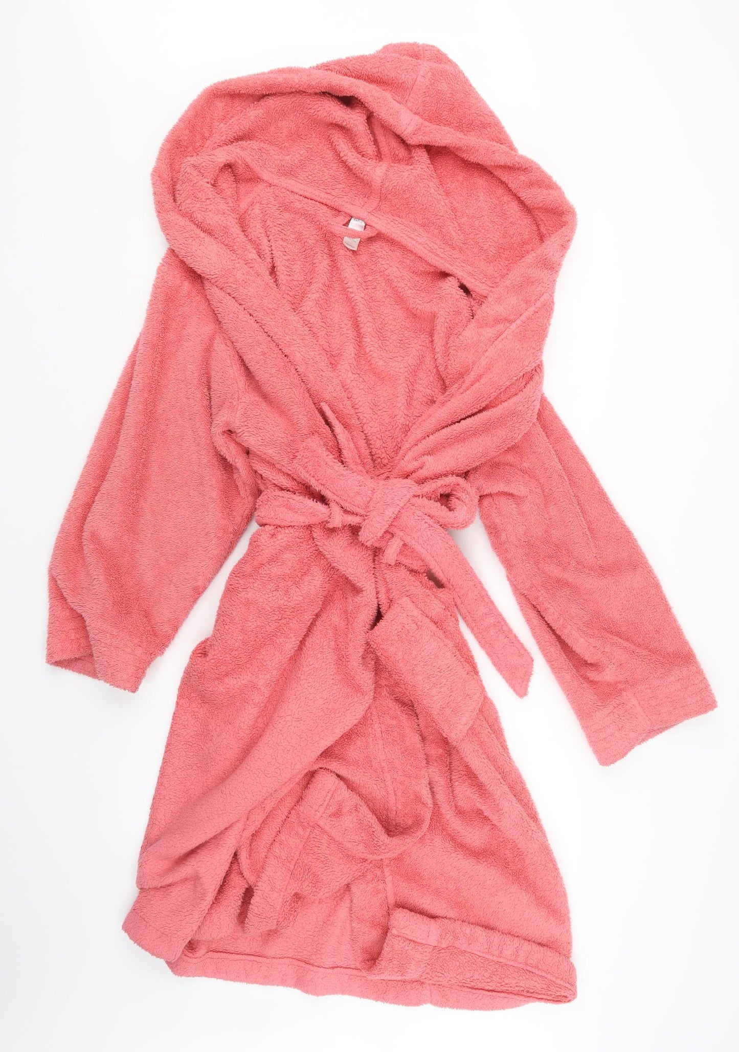 George Womens Pink Geometric  Top Robe Size L