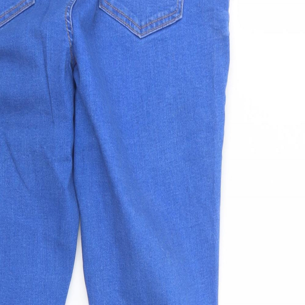 Denim Co. Womens Blue  Denim Straight Jeans Size 18 L29.5 in