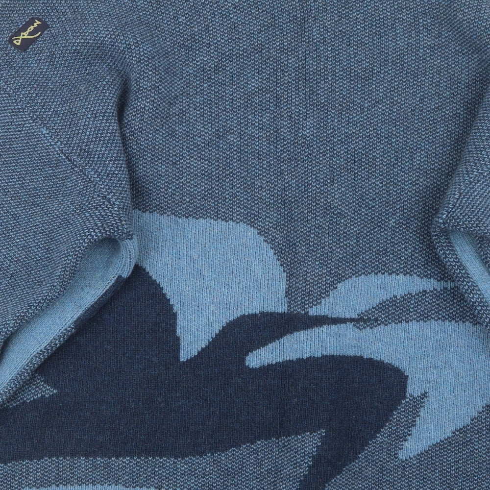 Oxbow Mens Blue  Knit Pullover Jumper Size M