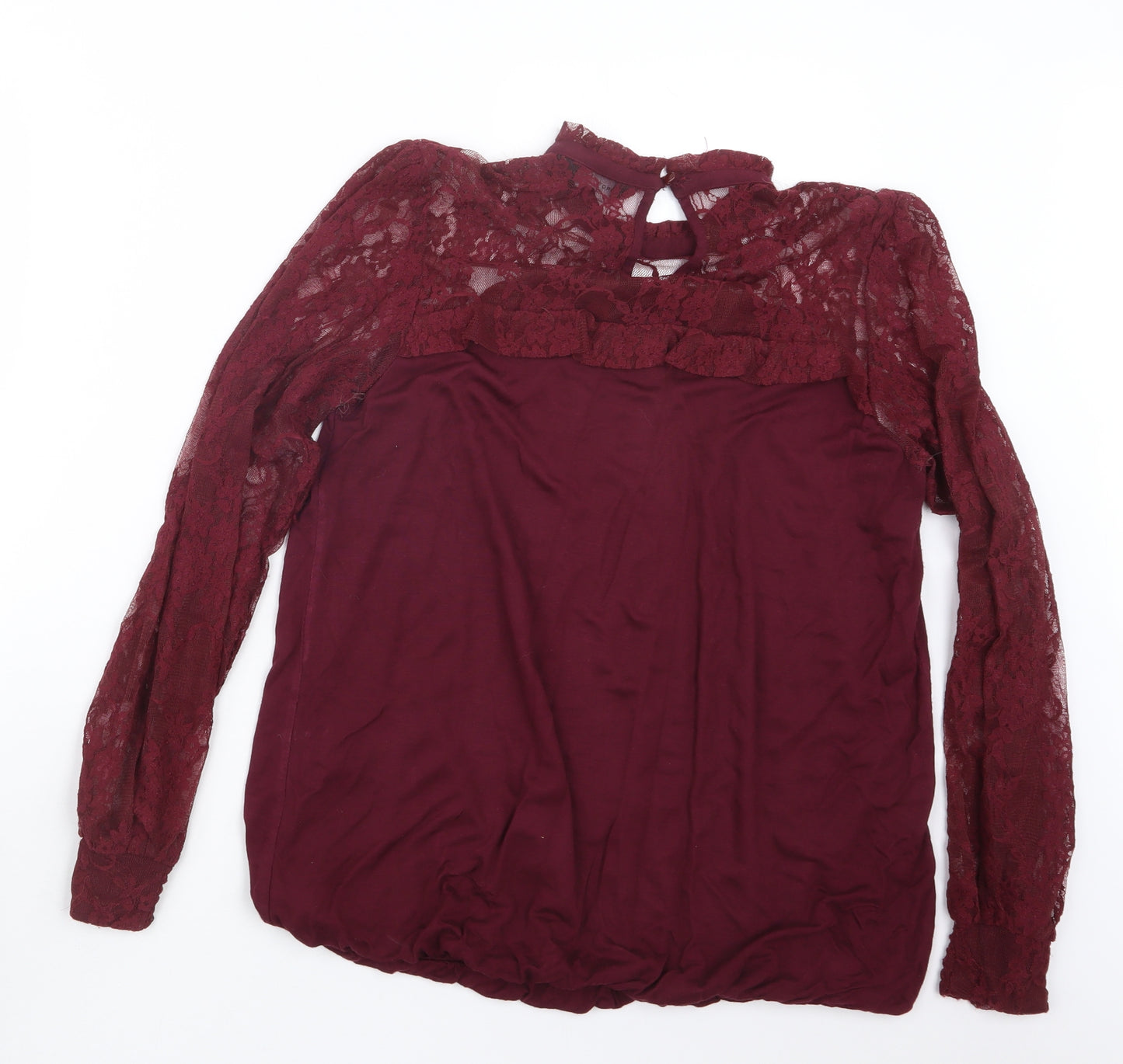 Dorothy Perkins Womens Purple   Basic Blouse Size 14